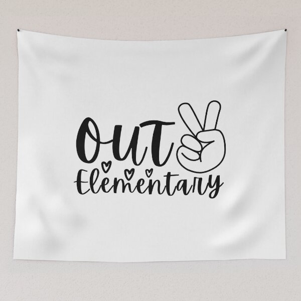 Item preview, Funny Quote For Last Day of School Elementary Grad: Peace Out Elementary designed and sold by AmeliaStore1.