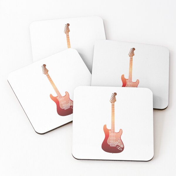 Item preview, Colourful Stratocaster (Red - Orange) designed and sold by halveflower.