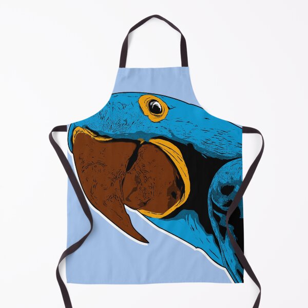 Item preview, Hyacinth Macaw Parrot Comic Style Art designed and sold by boholoc0.