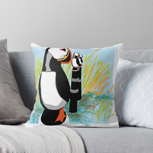 Artikelvorschau, Puffins by the sea entworfen und verkauft von Claire Cooper.