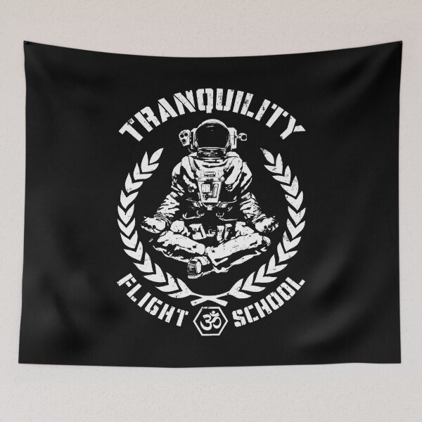 Item preview, Yoga Astronaut Tranquility Flight School Zen Meditation designed and sold by GrandeDuc.