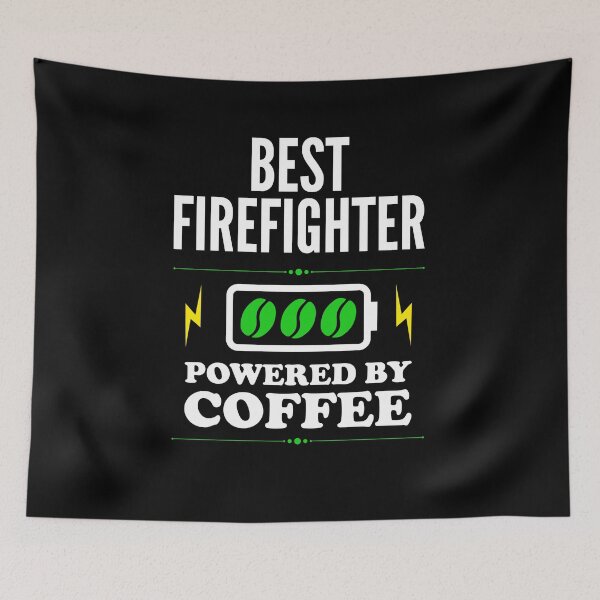 Item preview, Best Firefighter Powered By Coffee for Firefighter designed and sold by SVPOD.