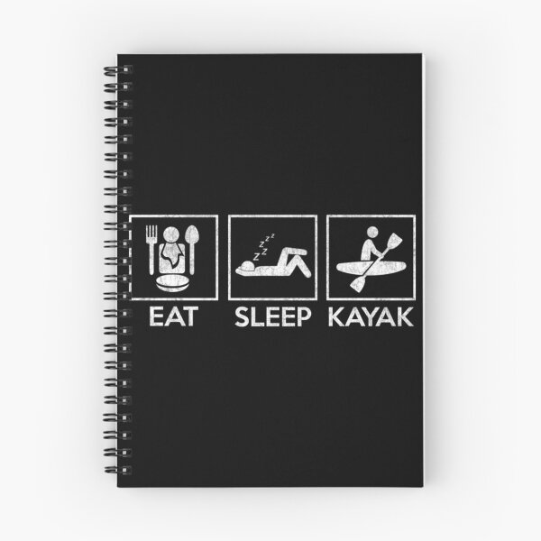 Artikelvorschau, Eat Sleep Kayak Cool Kayaking Gift Classic T-Shirt entworfen und verkauft von janlzmaude.