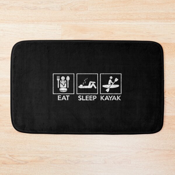 Aperçu de l'œuvre Eat Sleep Kayak Cool Kayaking Gift Classic T-Shirt créée et vendue par janlzmaude.