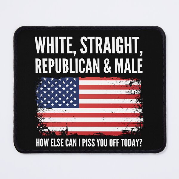 Artikelvorschau, White Straight Republican Male - Funny Patriotic entworfen und verkauft von Nepaz-Designs.
