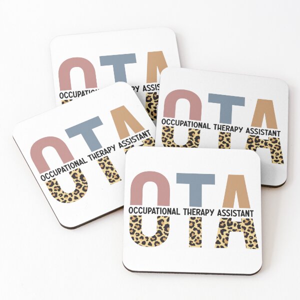 Item preview, OTA Occupational Therapy Assistant Cheetah Leopard Print Typography | OTA graduation gifts | Occupational Therapy |   OT Month designed and sold by Violet Treasures.