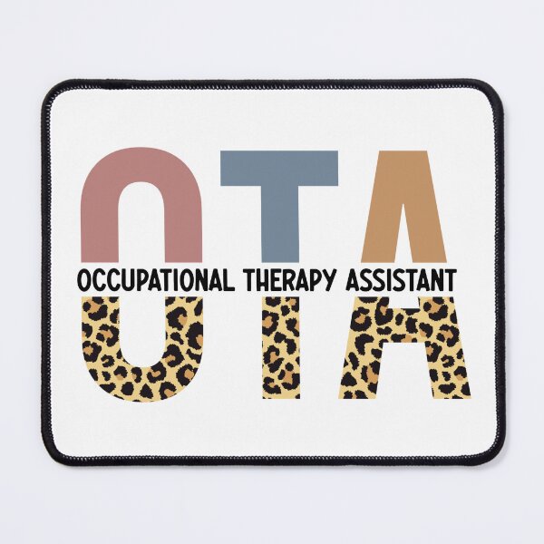 Item preview, OTA Occupational Therapy Assistant Cheetah Leopard Print Typography | OTA graduation gifts | Occupational Therapy |   OT Month designed and sold by Violet Treasures.