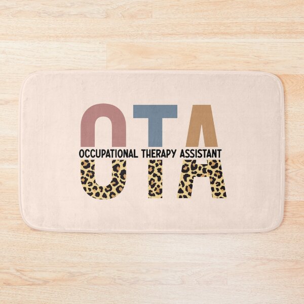 Item preview, OTA Occupational Therapy Assistant Cheetah Leopard Print Typography | OTA graduation gifts | Occupational Therapy |   OT Month designed and sold by Violet Treasures.