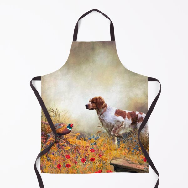 Item preview, Brittany Spaniel , hunting pheasant designed and sold by TammyHunterArt.