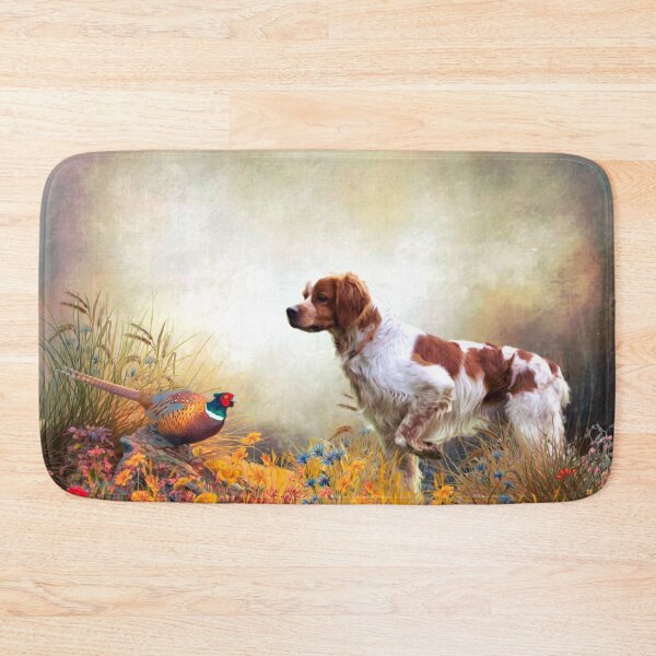 Item preview, Brittany Spaniel , hunting pheasant  designed and sold by TammyHunterArt.
