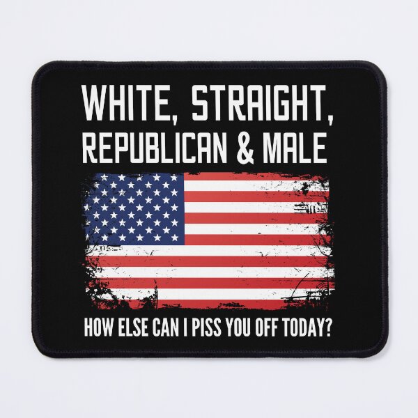 Artikelvorschau, White Straight Republican Male - Funny Patriotic entworfen und verkauft von Nepaz-Designs.