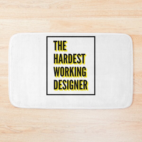 Item preview, The Hardest Working Designer Quote For The Best Designer At Work designed and sold by SVPOD.