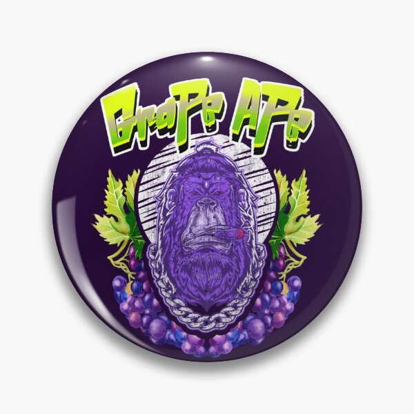 Artikelvorschau, Grape Ape - Smoking a blunt - White Accented -Weed Strains- entworfen und verkauft von YomeHayin.
