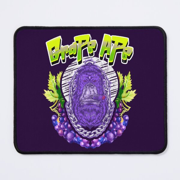Artikelvorschau, Grape Ape - Smoking a blunt - White Accented  -Weed Strains- entworfen und verkauft von YomeHayin.