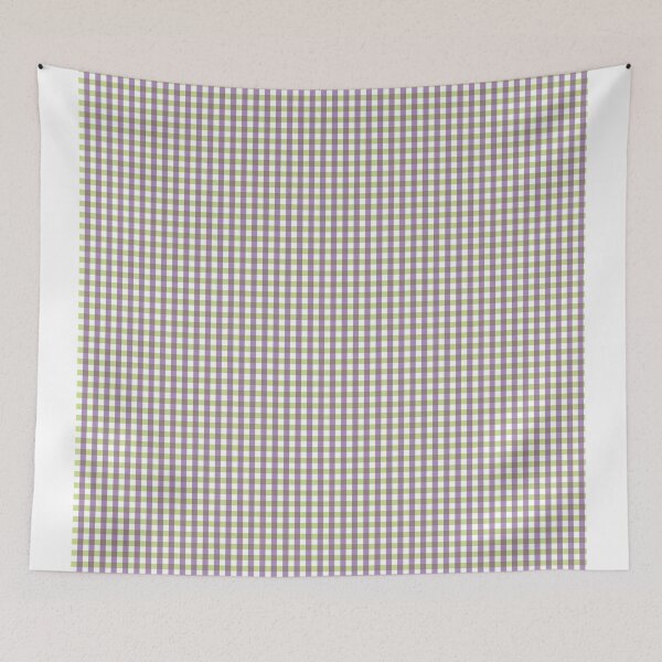 Item preview, Gingham Green Purple Pattern designed and sold by Metaverse8.