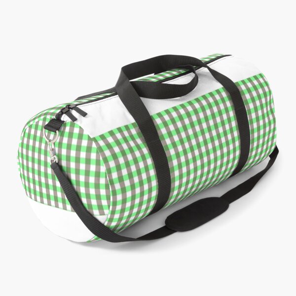 Item preview, Gingham Green Grey design designed and sold by Metaverse8.