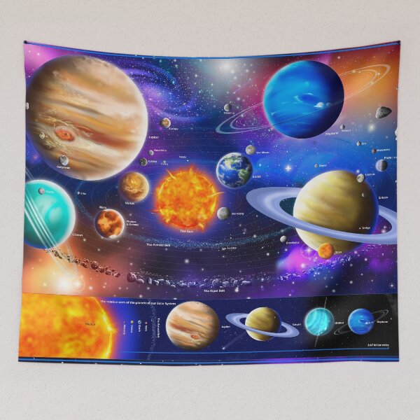 Item preview, The Amazing Solar System designed and sold by GeraldNewtonArt.