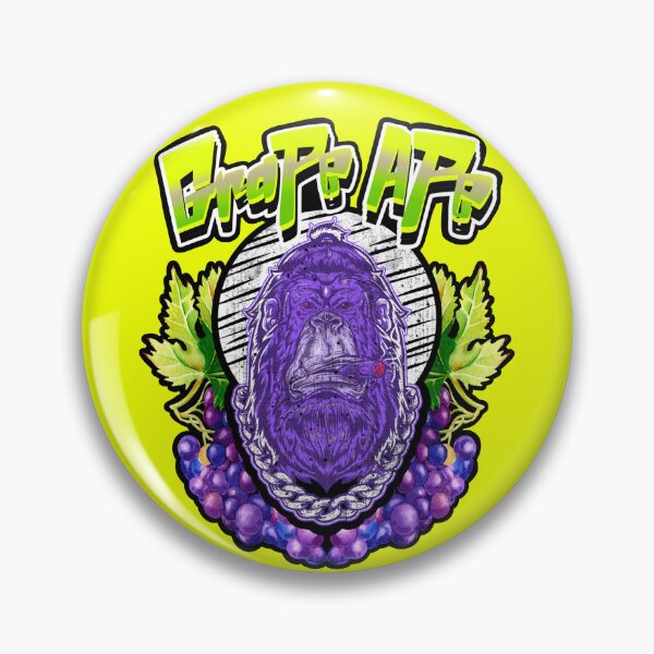 Artikelvorschau, Grape Ape - Smoking a blunt - White Accented -Weed Strains- entworfen und verkauft von YomeHayin.