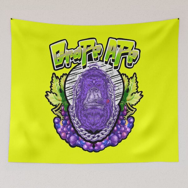 Item preview, Grape Ape - Smoking a blunt - White Accented  -Weed Strains- designed and sold by YomeHayin.