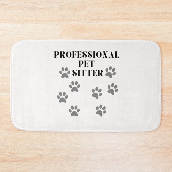 Item preview, Funny Professional Pet Sitter Paws Dog Boarding Sitter Cat designed and sold by MagicSD Designs.