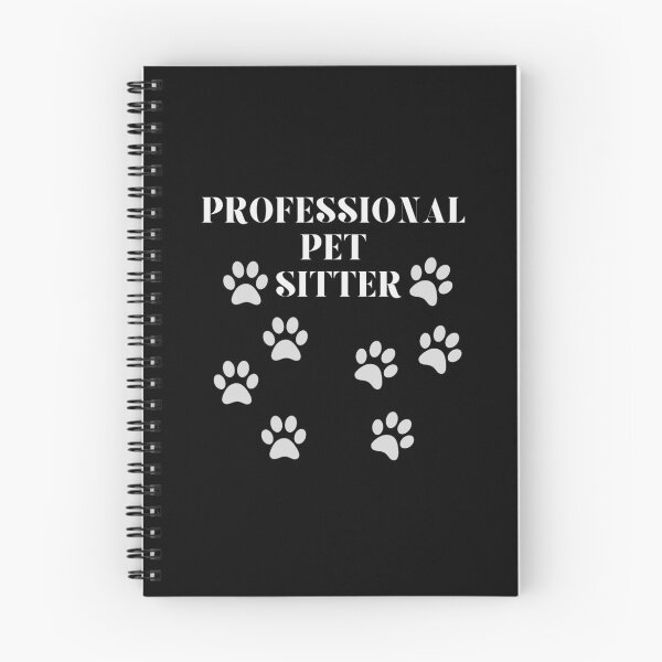 Item preview, Funny Professional Pet Sitter Paws Dog Boarding Sitter Cat designed and sold by MagicSD Designs.
