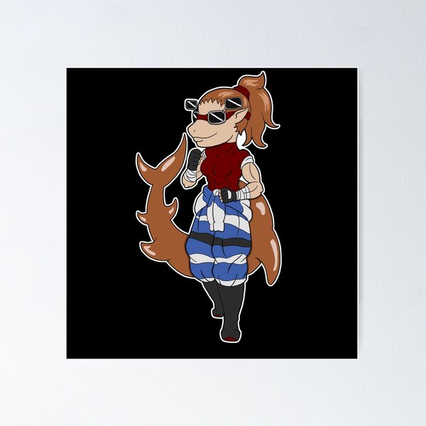 Item preview, Street Shark Chibi's Jab designed and sold by Sammi's Art Flow.
