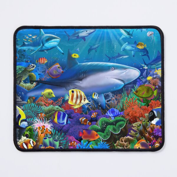 Item preview, Shark Reef designed and sold by GeraldNewtonArt.