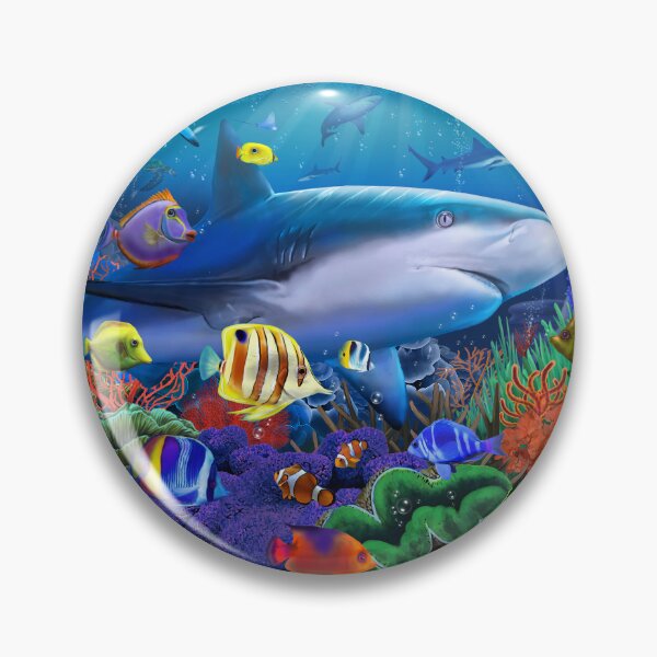 Item preview, Shark Reef designed and sold by GeraldNewtonArt.