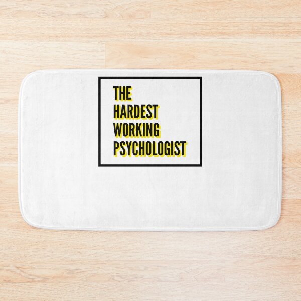 Item preview, The Hardest Working Psychologist Quote For The Best Psychologist At Work designed and sold by SVPOD.