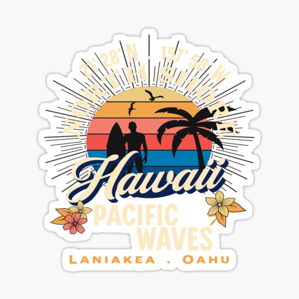 Laniakea Beach North Shore Of O Ahu Oahu Hawaii Vintage Hawaiian T