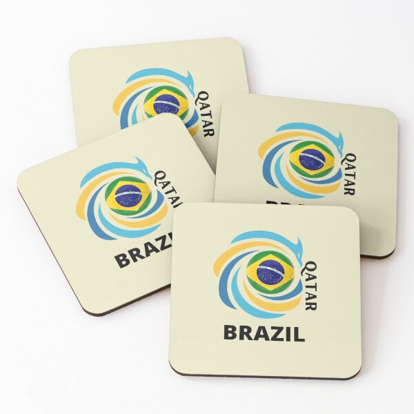 Item preview, Qatar Football soccer team Brazil designed and sold by DesignsbyMona.