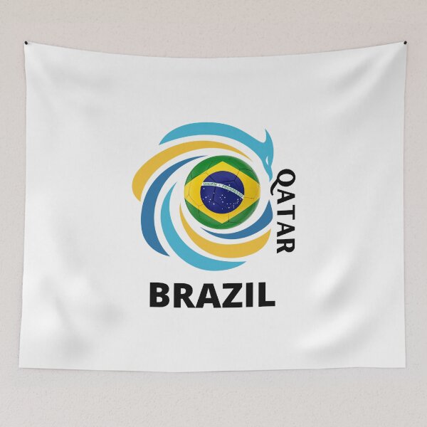 Item preview, Qatar Football soccer team Brazil designed and sold by DesignsbyMona.