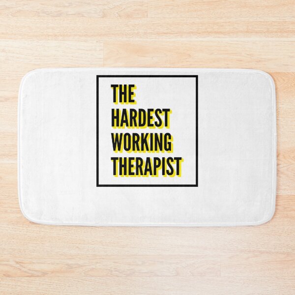 Item preview, The Hardest Working Therapist Quote For The Best Therapist At Work designed and sold by SVPOD.
