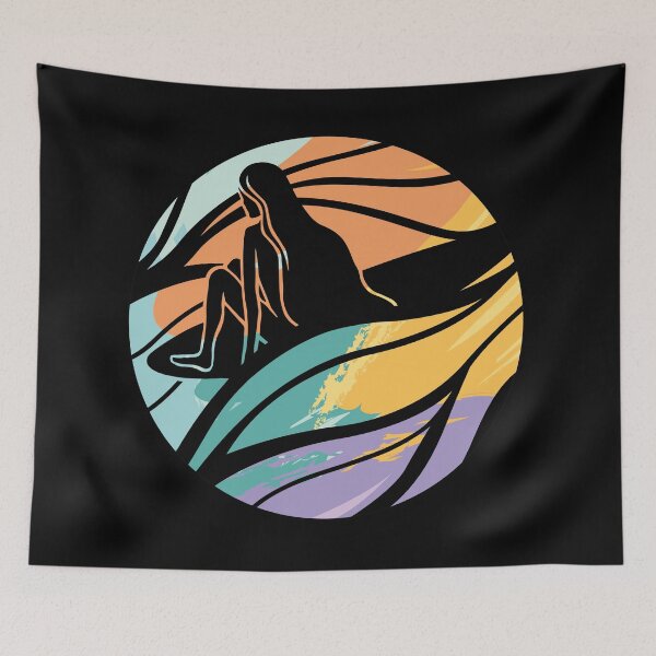 Item preview, Wahine, little surfer girl designed and sold by Pau Baz.
