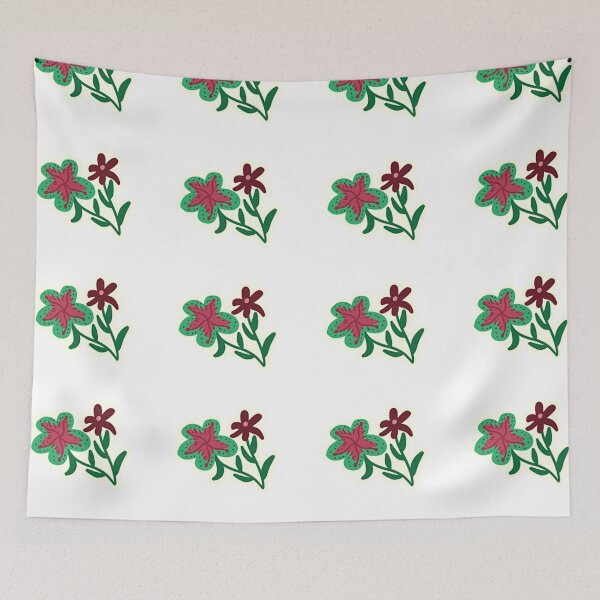 Item preview, Batik Flowers Aesthetic. batik leaf designed and sold by Shifa19.
