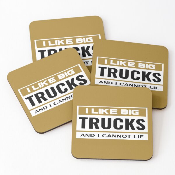 Item preview, I LIKE BIG TRUCKS and I Cannot Lie, Father's Day Gift, Truckers, Truck Lovers designed and sold by Monique Prince.