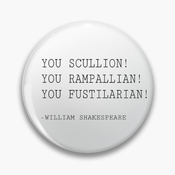 Item preview, Shakespearean insults  designed and sold by laurenatasha.