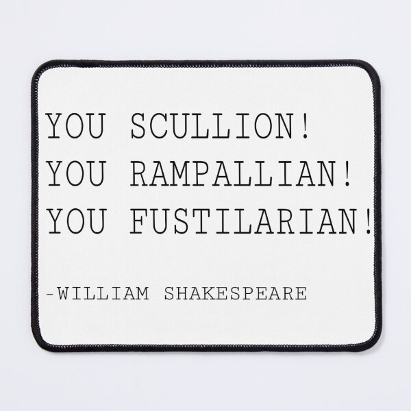 Item preview, Shakespearean insults designed and sold by laurenatasha.