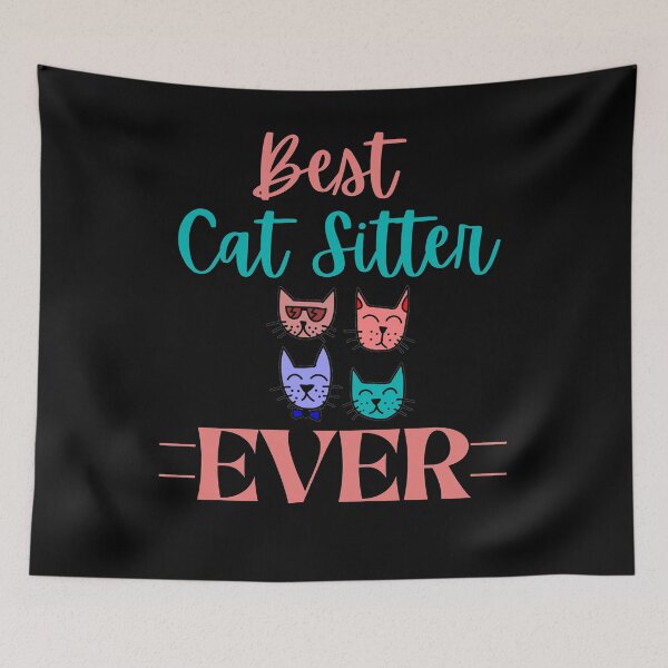 Item preview, Funny Best Cat Sitter Ever Kitten Pet Sitting Thank You designed and sold by MagicSD Designs.
