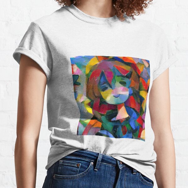 Cute Abstract Anime Girl - Original Art Piece Classic T-Shirt