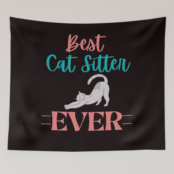 Item preview, Funny Best Cat Sitter Ever Kitten Pet Sitting Thank You designed and sold by MagicSD Designs.