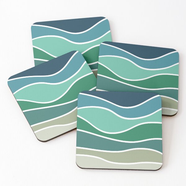 Item preview, Colorful ocean waves designed and sold by BattaAnastasia.