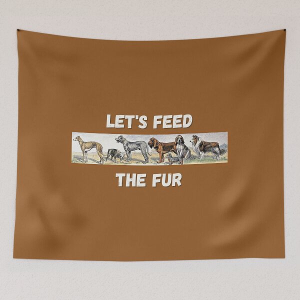 Item preview, Let's Feed The Fur - Vintage Feed The Dogs Design designed and sold by lordyswiss.