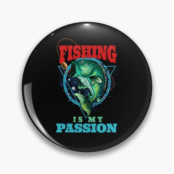 Item preview, Fishing is my Passion, Vintage Fishing Gift Idea designed and sold by orangeblue21.