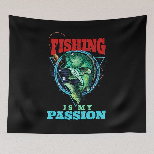 Item preview, Fishing is my Passion, Vintage Fishing Gift Idea designed and sold by orangeblue21.