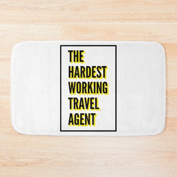 Item preview, The Hardest Working Travel agent Quote For The Best Travel agent At Work designed and sold by SVPOD.