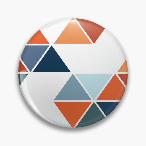 Item preview, Geometric design with colorful triangles designed and sold by BattaAnastasia.