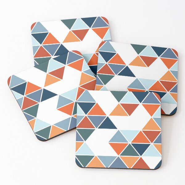 Item preview, Geometric design with colorful triangles designed and sold by BattaAnastasia.
