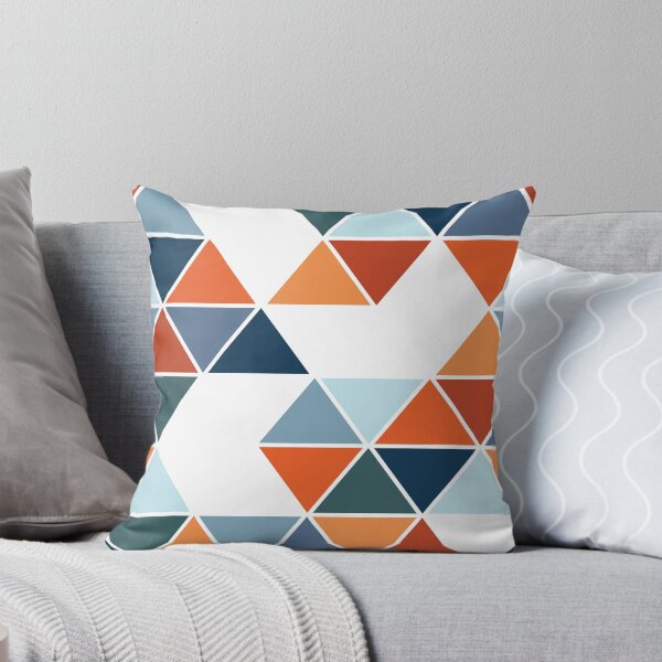 Item preview, Geometric design with colorful triangles designed and sold by BattaAnastasia.