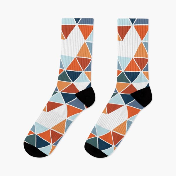 Item preview, Geometric design with colorful triangles designed and sold by BattaAnastasia.